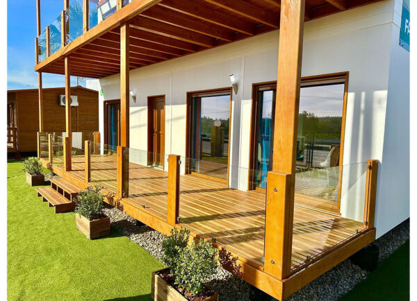 Maison modulaire moderne T4 – 171 m² – 4 chambres, 3 salles de bain, terrasse bois – Design ouvert & lumineux – Image 13