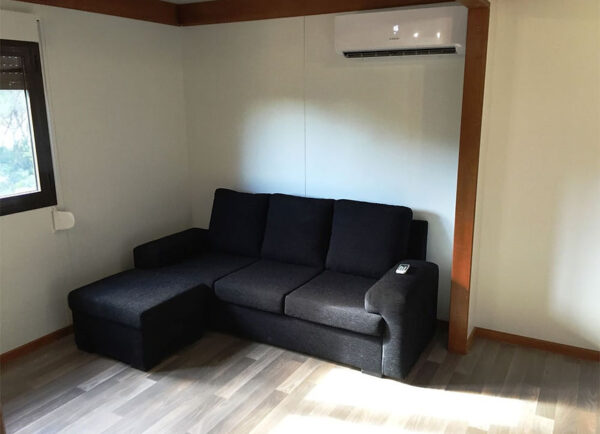 Maison mobile T1 de 33 m² – Style rustique, 1 chambre, compacte et chaleureuse – Image 6