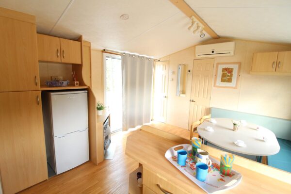 Maison Mobile T3 MT3NC – 3 chambres – 6 personnes – 8,60 x 3,70 m – Chauffage pompe à chaleur – Mobilier inclus – Image 21