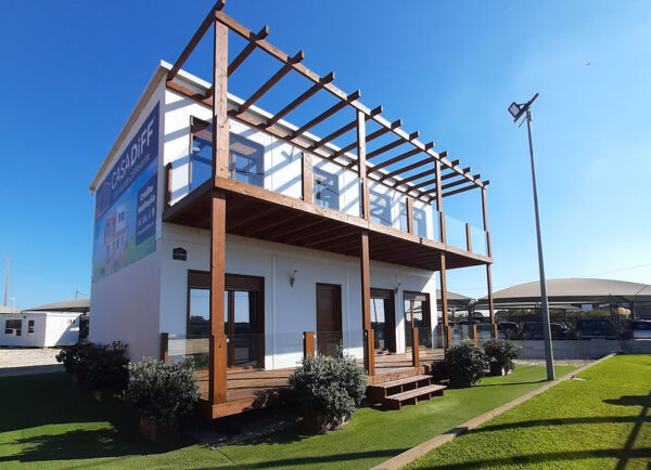 Maison modulaire moderne T4 – 171 m² – 4 chambres, 3 salles de bain, terrasse bois – Design ouvert & lumineux – Image 16