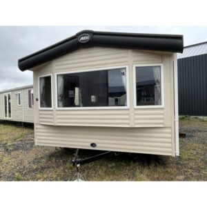 Mobil-home ABI Oakley – 3 chambres – Séjour panoramique – Double vitrage – Isolation 4 saisons – Chauffage gaz – Occasion 2014 – 12 m x 3,70 m